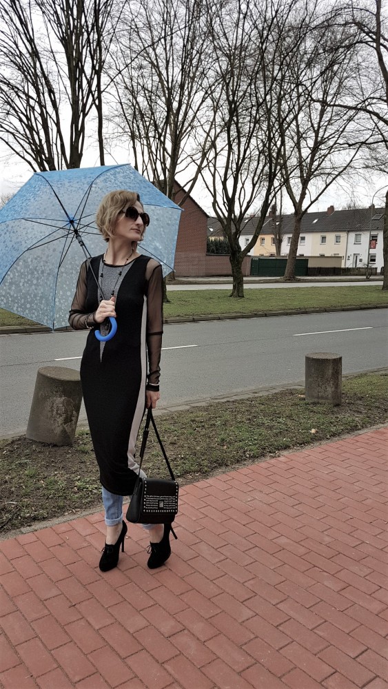 Lady with umbrella